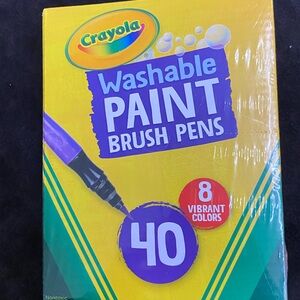 Crayola Vibrant Washable Paint Brush Pens